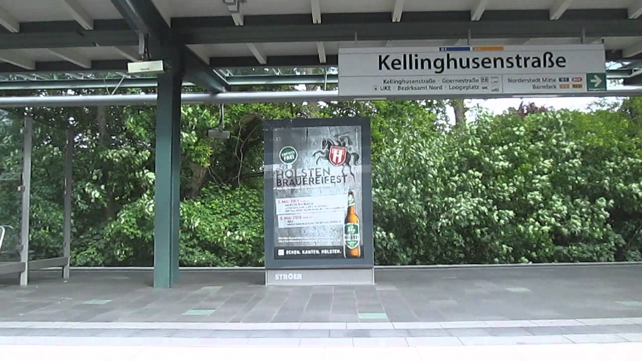 U-Bahnfahrt Hamburg in Echtzeit, U1 (DT4)