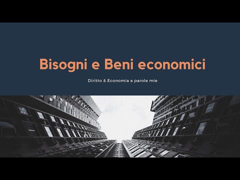 Video: Quali sono alcuni esempi di beni economici?