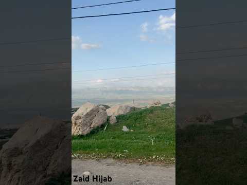 الطريق بين قره داغ وسليمانية   السليمانية قره داغ العراق جبال الربيع نحبكم  