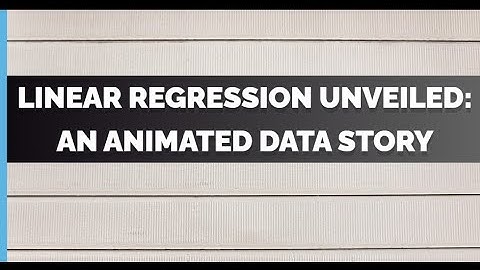 Unraveling Linear Regression An Animated Tale