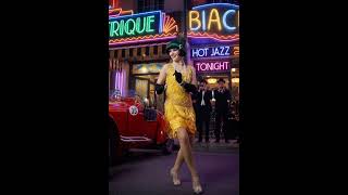 1920s: a bright flapper in a short dress