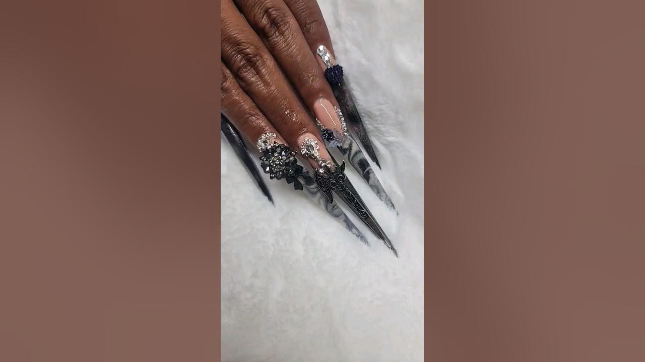 Boujee Nails on a Budget Part 3| @modelonesofficial | #blingbling # ...