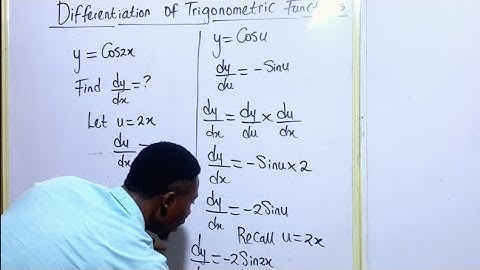 Differentiation of Trigonometric Functions 1 | Derivatives | Calculus