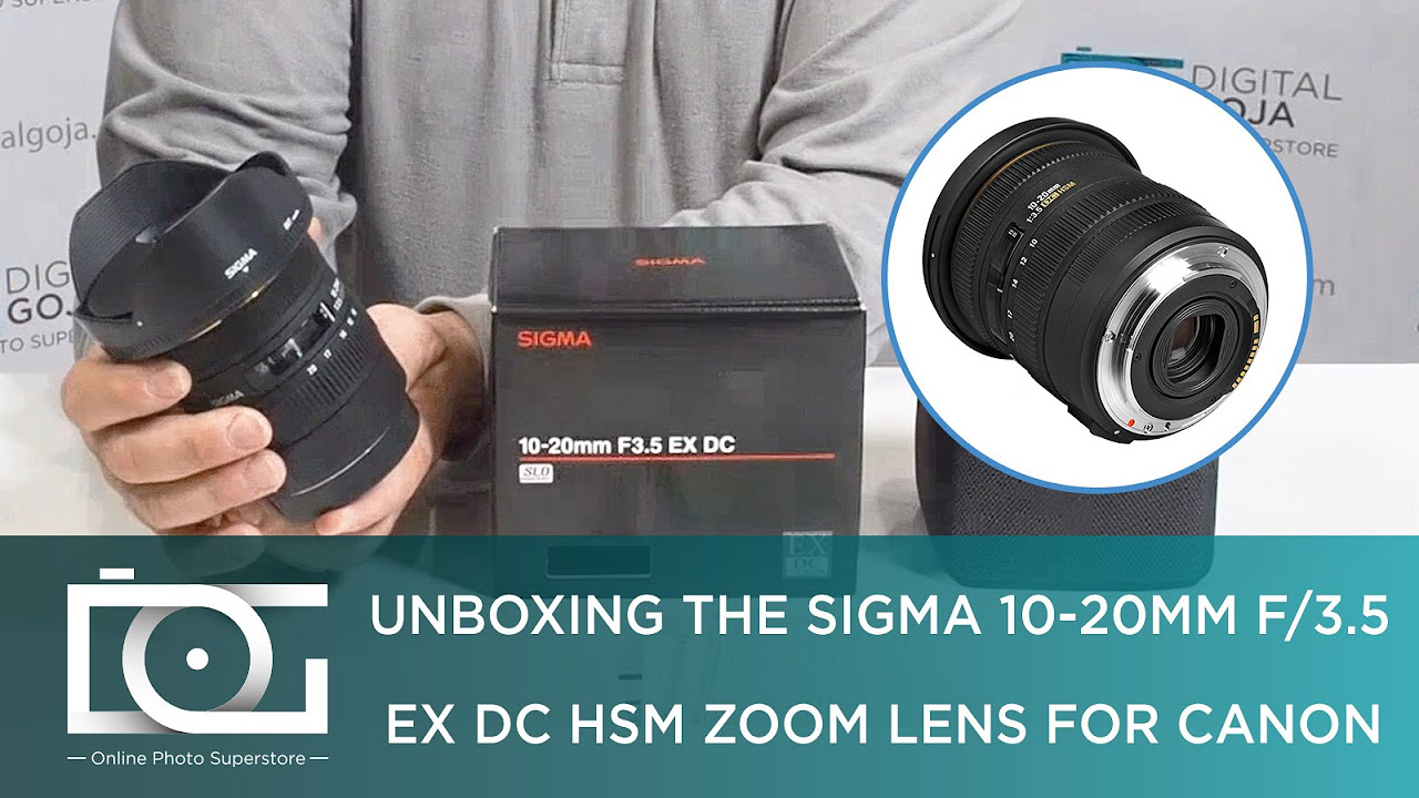 SIGMA 10-20mm f/3.5 EX DC HSM ELD SLD Wide-Angle Lens for