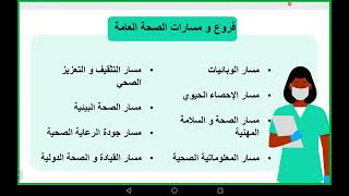 سلسلة مهن | Public Health الصحة العامة