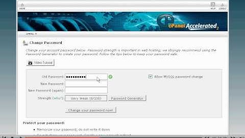 How to change your cPanel password - 4GoodHosting Support