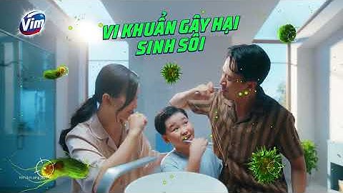 VIM 3 BƯỚC MỖI NGÀY - SẠCH BAY MẦM BỆNH