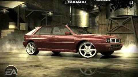 NeedForSpeed MW Lancia Delta Integrale and test drive