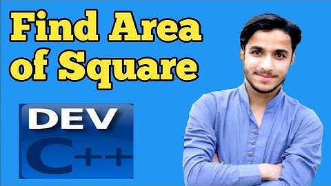 #004 Find Area of Square in C++ || #Programming