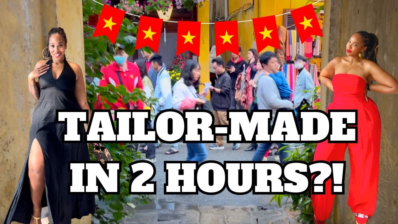 2 Outfits Made in 2 Hours - But How's The Quality? | Hoi An Market