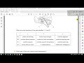 paper 1 coordination and response (Brain) O level BIOLOGY