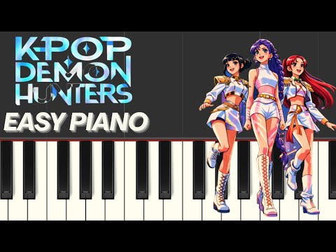 Golden - Kpop Demon Hunters - Piano tutorial