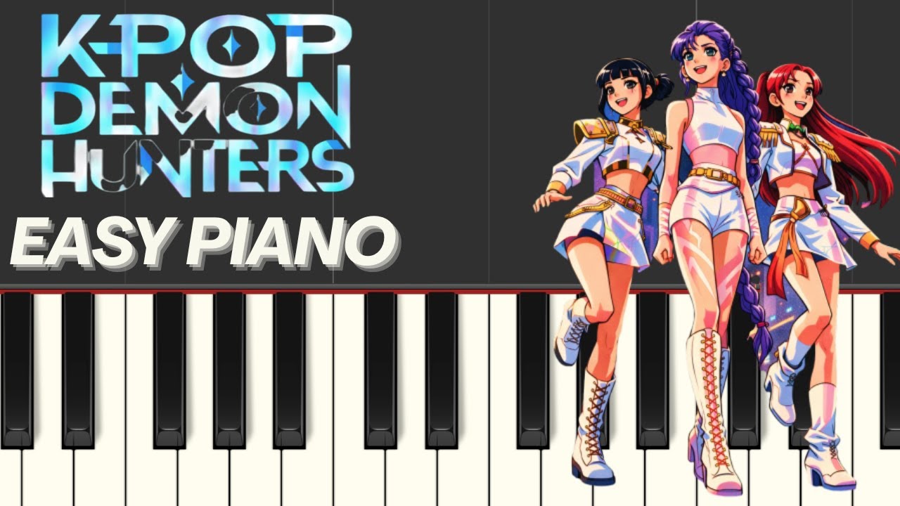 Golden - Kpop Demon Hunters - Piano tutorial