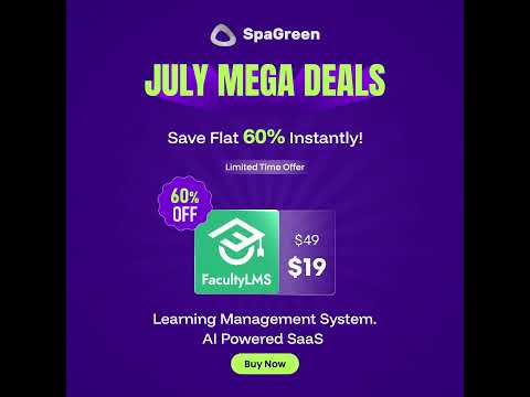 Turn Your Knowledge Into Income &ndash; Get 60% OFF Faculty LMS This July || SpaGreen Creative