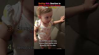 Ranking Baby Reactions to Dads Shaving Their Beard #ranking #shorts #funny