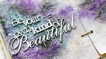 Step by step mixed media art journal page tutorial