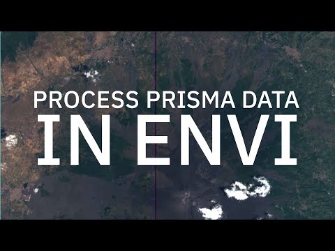 Process Prisma Data in ENVI