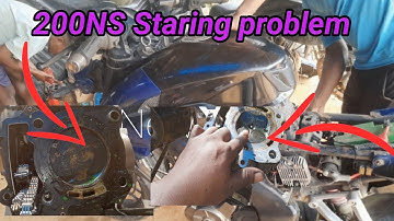 Bajaj Pulsar NS 200 half engine fitting/Bajaj Pulsar NS 200 starting problem