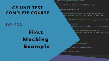 10-402 第一支 Mocking 單元測試程式 | C# Unit Test Complete Course