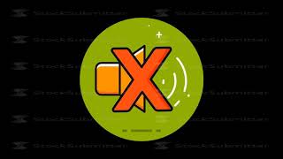 Sound Turned off Premium flat icon animated with alpha channel screenshot 5