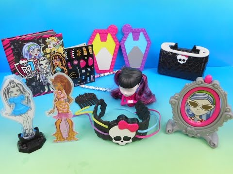 2015 MONSTER HIGH SET OF 8 McDONALD'S HAPPY MEAL COLLECTION VIDEO REVIEW