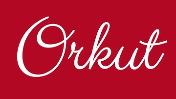 Learn how to Write the Name Orkut Signature Style in Cursive Writing