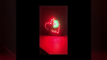 Led Trái Tim RGB Full Hiệu Ứng Sao Băng + Hào Quoang