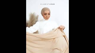 Hijab Shawl Tutorial Simple & Pinless By Hijabistahub X Sharifah Rose