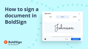 How to Sign a Document