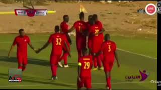 اهداف مباراة المريخ وحي الوادي نيالا 2-0|الشوط الاول الجزولي نوح