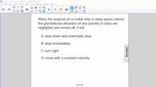 AP 1 Dynamics 2D Question 1