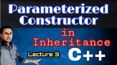 Parameterized Constructor execution in inheritance||Single Inheritance and parameterized Constructor