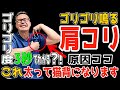 ゴリゴリ鳴る肩コリ【一瞬でスッキリ！】勝手に内臓脂肪・中性脂肪も減らして【瞬間！肩こり・首コリ・猫背・解消し姿勢も改善】リンパ流し内臓洗浄で老化も防止