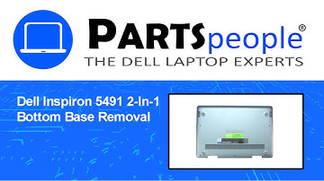 Dell Inspiron 14-5491 2-In-1 (P93G001) Bottom Base How-To Video Tutorial
