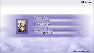 FF Dissidia - Time Attack : Jecht vs Cloud (11 seconds)