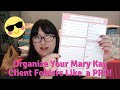 Mary Kay Client Folder Organization Forms