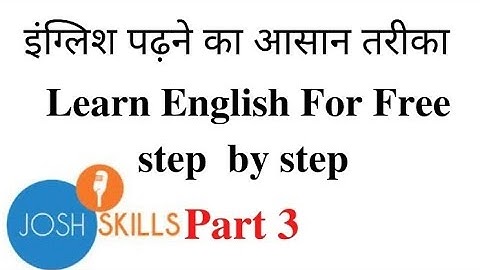 Josh Talks English speaking course Day3| 90 Day english challenge for Beginners| Josh skills app|