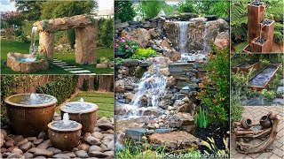 50 Best Garden Decorating Ideas with Water Features | Rockery\/Fountains\/Ponds| Garden Ideas