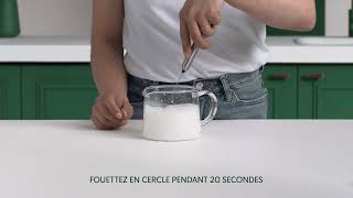 Comment faire mousser le lait avec un batteur électrique