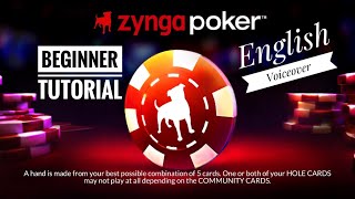 Poker for Beginner // English Voiceover // Zynga Poker 2020 screenshot 3