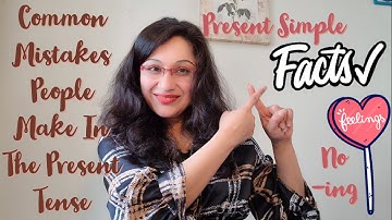 Common Mistakes People Make In The Present Tense | #LearnEnglish | EnglishInABlink