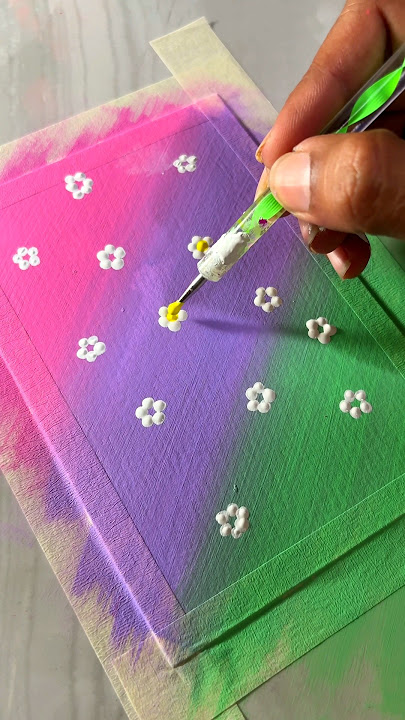 Acrylic painting ideas for beginner's🎨✨ #art #artist #acrylicpainting