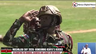 ELITE MILITARY PARADE! All Units in Official Uniforms Showcase Talent Before President Ruto.