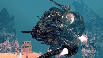 Unreal Tournament 3 [UT 3] map CTF-Black_Bird_Of_Pnakt_Yuggoth_Ocean (Moloch Pack 6) HD