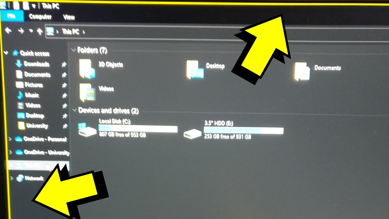 SOLUTION Yellow border around the screen in Windows 11/10 - YouTube