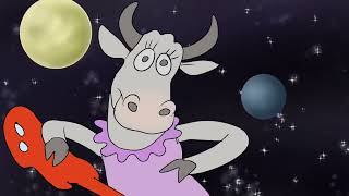 Like A Mad Cow In A Floral Print Dress -Animated by Anssi Rauhala