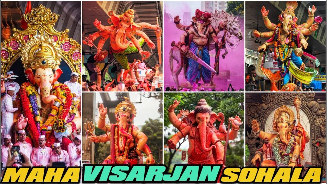 Mumbai Maha Visarjan Sohala 2025 I All Ganpati Visarjan Miravanuk I Lalbaug cha Raja and many more