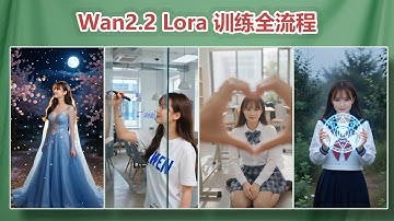 Wan 2.2 Lora 训练保姆级教程！低显存也能高效训练，从零到一全流程实战