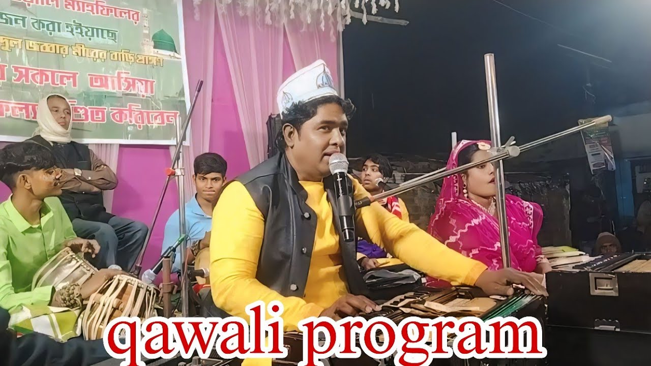live Qawali program.diwano ke liye Masti wala kalam.singer by sabir Jhankar Qawal.