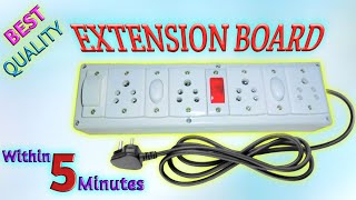 How to Make Simple Extension Board | How to Make Extension Board at Home | diy extension board